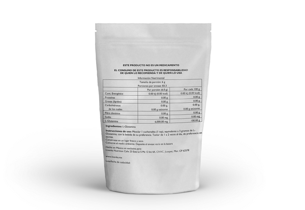 L-Glutamina en polvo - 500 g