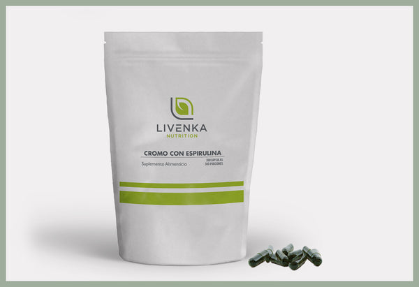 Cromo con espirulina - 300 caps