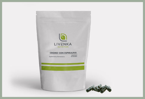 Cromo con espirulina - 300 caps